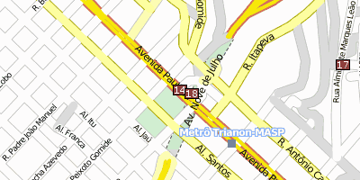 Avenida Paulista São Paulo Stadtplan