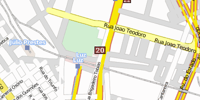 Stadtplan Pinacoteca do Estado de São Paulo